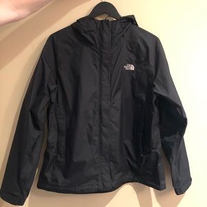 Girls north face rain jacket